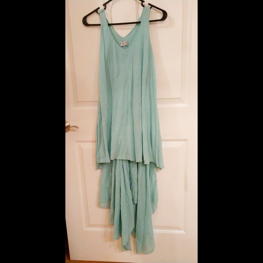 Italian Flowy Seagreen Dress